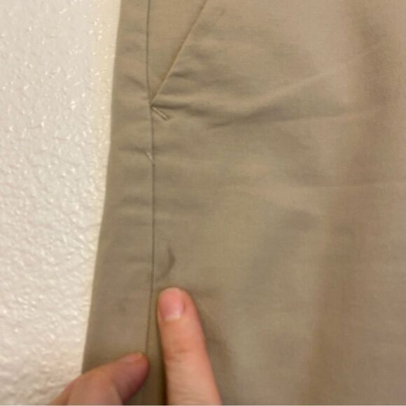 Tommy Hilfiger 1109222 tan Khaki shorts 7” high rise stretch flat front 14 - Picture 9 of 9